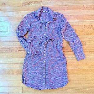 Anthropologie Button Down Shirt Dress Size XS